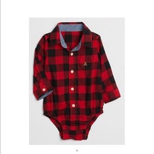 Baby plaid Bodysuit brand new with tags